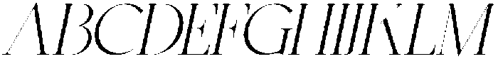 Granada-ThinItalic otf (100) Font UPPERCASE