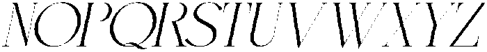 Granada-ThinItalic otf (100) Font UPPERCASE