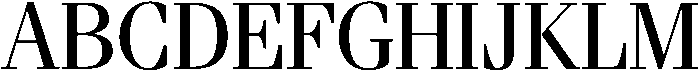 Granbury Regular otf (400) Font UPPERCASE