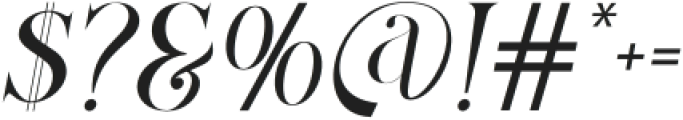 Granch Marune Italic otf (400) Font OTHER CHARS