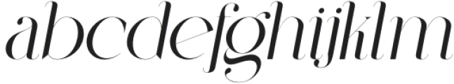 Granch Marune Italic otf (400) Font LOWERCASE