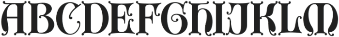 Grand Malon Regular otf (400) Font UPPERCASE