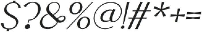 Grand Ophius Italic otf (400) Font OTHER CHARS