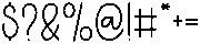 Grand Palace Regular otf (400) Font OTHER CHARS