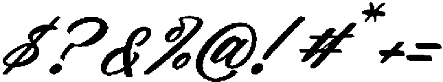 Grand Smith Italic otf (400) Font OTHER CHARS