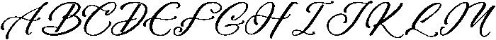 Grand Smith otf (400) Font UPPERCASE