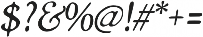 GrandBaron-Italic otf (400) Font OTHER CHARS