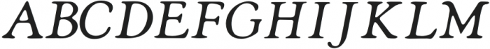 GrandBaron-Italic otf (400) Font UPPERCASE
