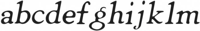 GrandBaron-Italic otf (400) Font LOWERCASE