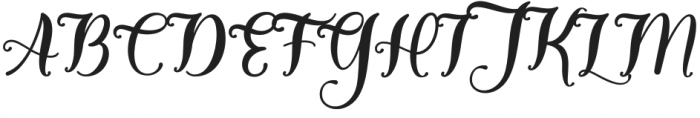 GrandLovely-Script otf (400) Font UPPERCASE