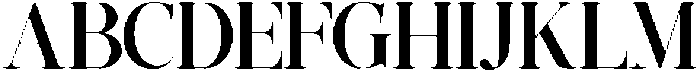 GrandNineties-Bold otf (700) Font UPPERCASE