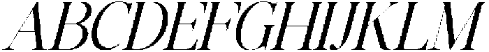 GrandNineties-Italic otf (400) Font UPPERCASE