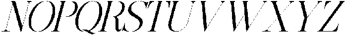 GrandNineties-LightItalic otf (300) Font UPPERCASE