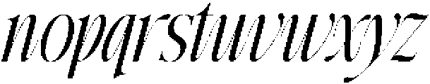 GrandNineties-LightItalic otf (300) Font LOWERCASE