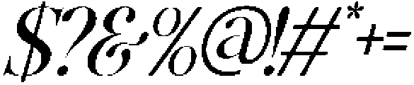 GrandNineties-MediumItalic otf (500) Font OTHER CHARS