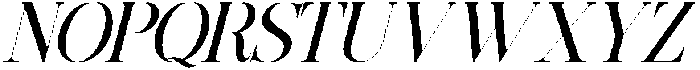 GrandNineties-MediumItalic otf (500) Font UPPERCASE