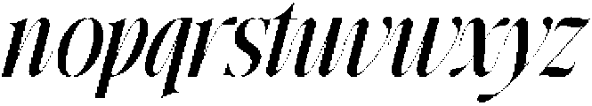 GrandNineties-MediumItalic otf (500) Font LOWERCASE