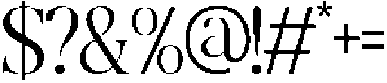 GrandNineties-Regular otf (400) Font OTHER CHARS