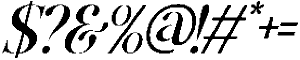 GrandNineties-SemiBoldItalic otf (600) Font OTHER CHARS