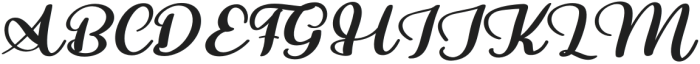 GrandOpera-Regular otf (400) Font UPPERCASE