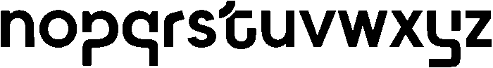 Grande-Regular otf (400) Font LOWERCASE