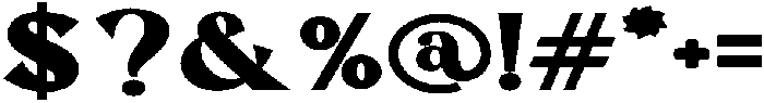 Grande-Regular otf (400) Font OTHER CHARS