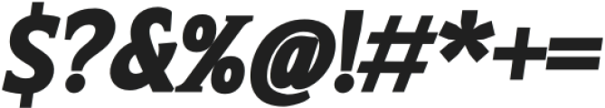 Grandeux Serif Bold Italic otf (700) Font OTHER CHARS