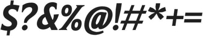 Grandeux Serif Italic otf (400) Font OTHER CHARS