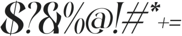 Grandi Ligatura Italic otf (400) Font OTHER CHARS