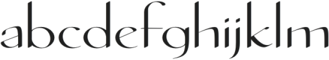 Grandley Expanded otf (400) Font LOWERCASE