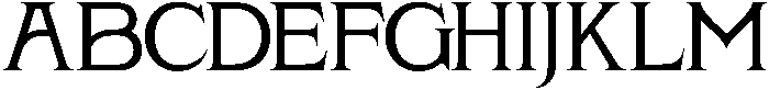 Grandline Regular otf (400) Font UPPERCASE