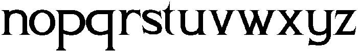 Grandline Regular otf (400) Font LOWERCASE