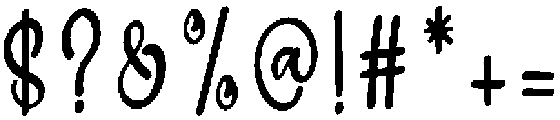 Grandma Regular otf (400) Font OTHER CHARS