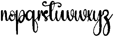 Grandma Regular otf (400) Font LOWERCASE