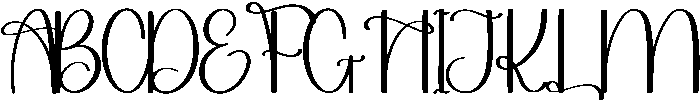 Grandma Regular otf (400) Font UPPERCASE