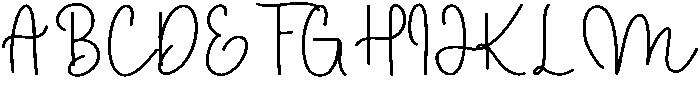 Grandma Regular otf (400) Font UPPERCASE