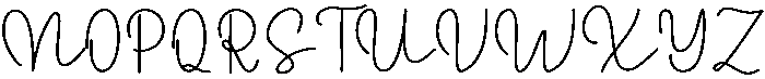 Grandma Regular otf (400) Font UPPERCASE