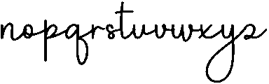 Grandma Regular otf (400) Font LOWERCASE