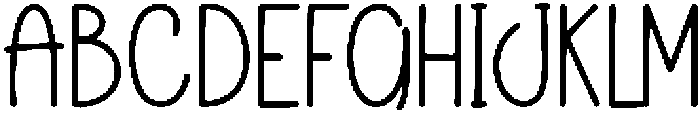 Grandma Regular otf (400) Font UPPERCASE