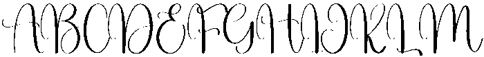 Grandma Signature Regular otf (400) Font UPPERCASE