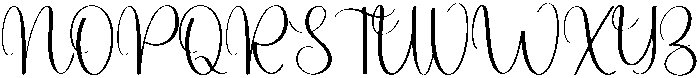 Grandma Signature Regular otf (400) Font UPPERCASE