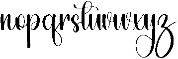 Grandma Signature Regular otf (400) Font LOWERCASE