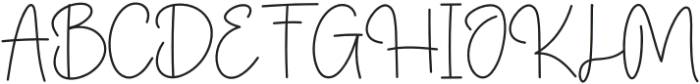 Grandma Signature Regular otf (400) Font UPPERCASE