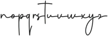 Grandma Signature Regular otf (400) Font LOWERCASE
