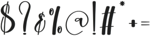 Grandmother Regular otf (400) Font OTHER CHARS