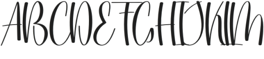 Grandmother Regular otf (400) Font UPPERCASE