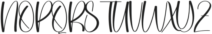 Grandmother Regular otf (400) Font UPPERCASE