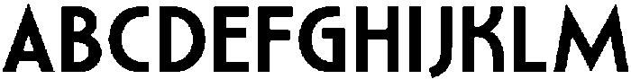 Grandom Regular otf (400) Font UPPERCASE