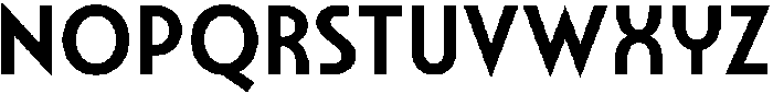 Grandom Regular otf (400) Font UPPERCASE