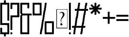 Grandoria otf (400) Font OTHER CHARS